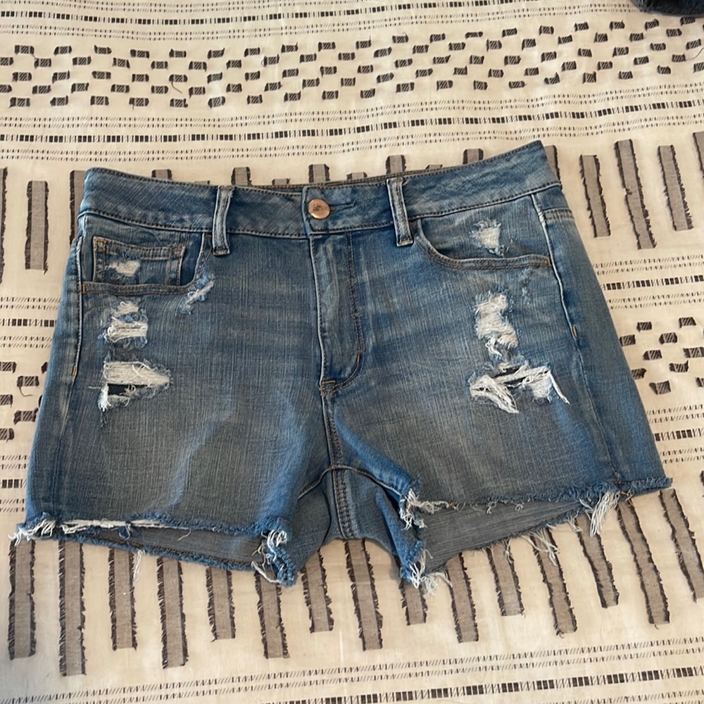 Denim shorts